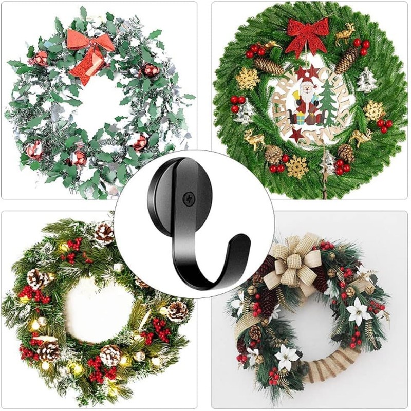 Guojanfon 2 Pack Magnetic Wreath Hanger, Heavy Duty Magnets with