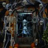 CoFlink Scary Halloween Window Decorations, HD Print Window Blood Silhouette