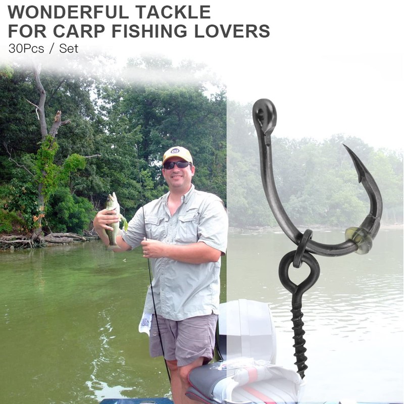 Ronnie Rig Hook Bait Stopper Bait Screws Terminal Tackle Pack