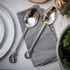 Culinary Concepts Pair of Polished Knot Medium Serving Spoons
