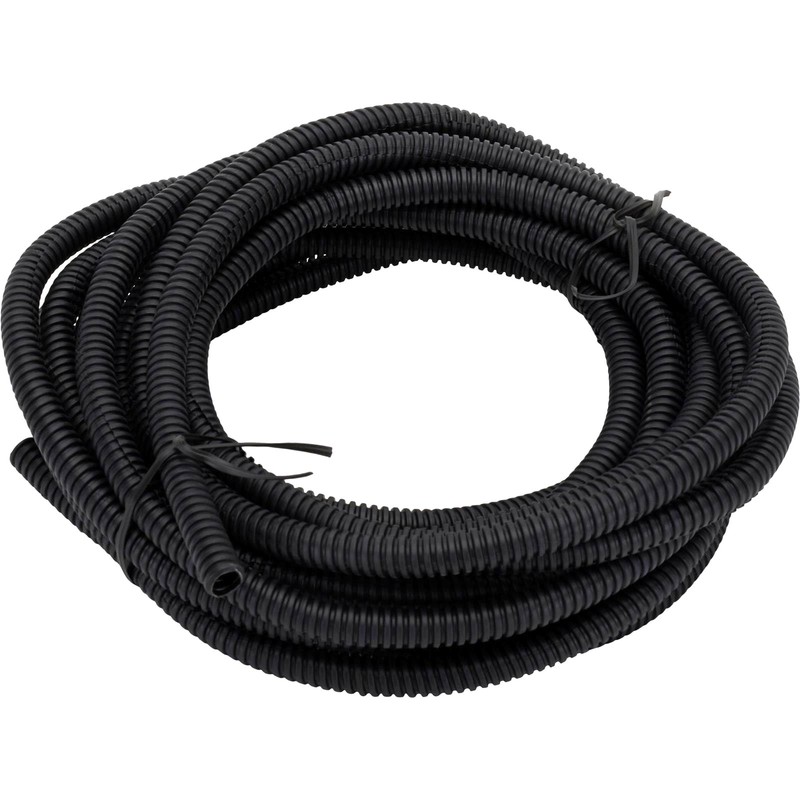 Split Wire Loom Conduit Tubing, 1/4 Inch Diameter, 20 Ft.