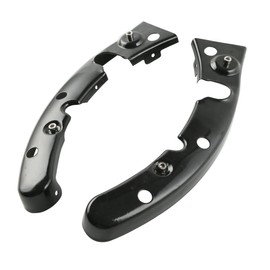 XMT-MOTO Motorcycle Parts Rear Fender Strut Covers For Harley Touring Electra Street Road Glide 2009-2013 (Replace:#47498-09) - Iron, Black, Rear