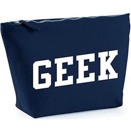 Hippowarehouse Geek printed make up cosmetic wash bag 18x19x9cm
