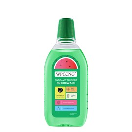 WPGCNG Total Care Anticavity Fluoride Mouthwash,Fresh Breath,Watermelon Flavor,Alcohol-Free,Gum Health,355ml(12 Fl Oz)
