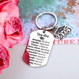 Class of 2025 Senior 2025 Gifts, 5th 8th Grade Graduation Gifts for Daughter Son, Nursing High School College PHD Masters Degree Graduation Gifts for Women Men, Christian Graduation Gifts for Her Him