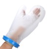 Blue PP ring adult bath arm with ring bathing sleeve