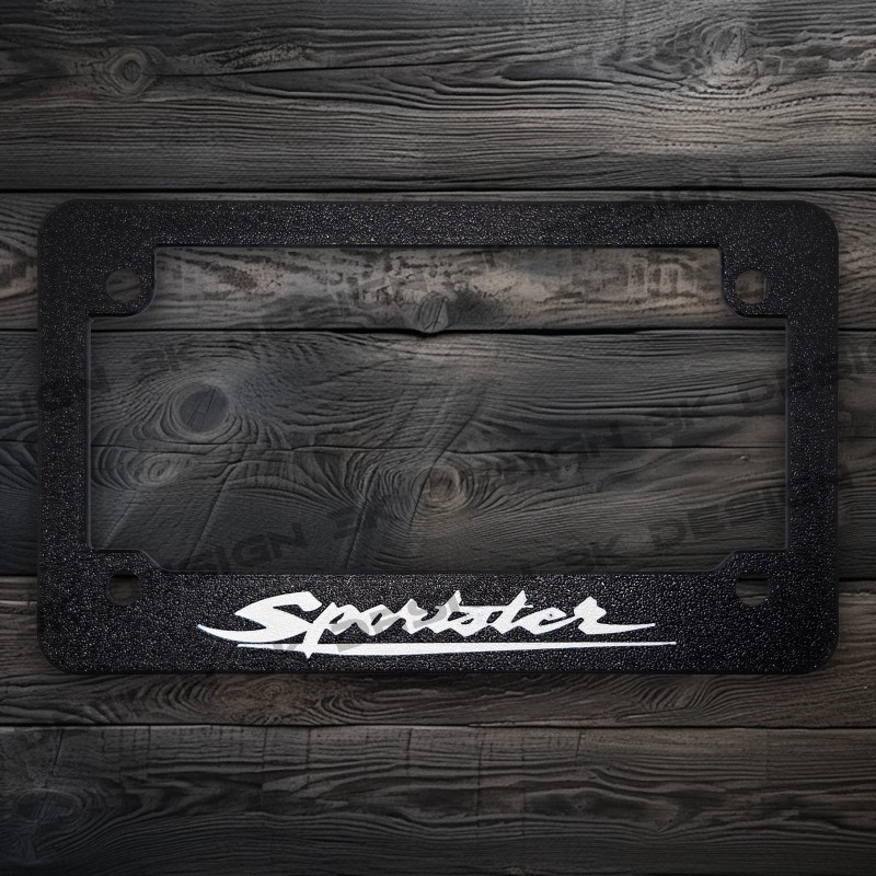 3K Design For Harley Davidson Sportster Textured Motorcycle License Plate