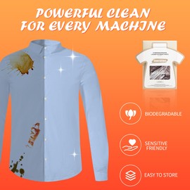 Laundry Detergent Sheets 100 Loads（50 Sheet）,Travel Laundry Detergent Sheet,Eco-Friendly Hyperconcentraction Laundry Detergent Sheets,No Plastic Washer Sheets,Fresh Linen Scent,Laundry Soap Sheets