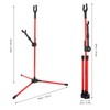 Archery Recurve Bow Stand Fiberglass Compound Bow Holder Light Weight