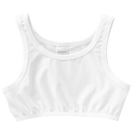 Schiesser Mädchen Bustier BH, Weiß (100-weiss), 128 (6-7Y)