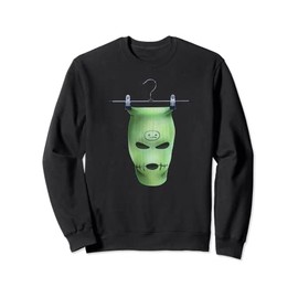 Green Balaclava | Gangster Mask | Bandit Robber Sweatshirt