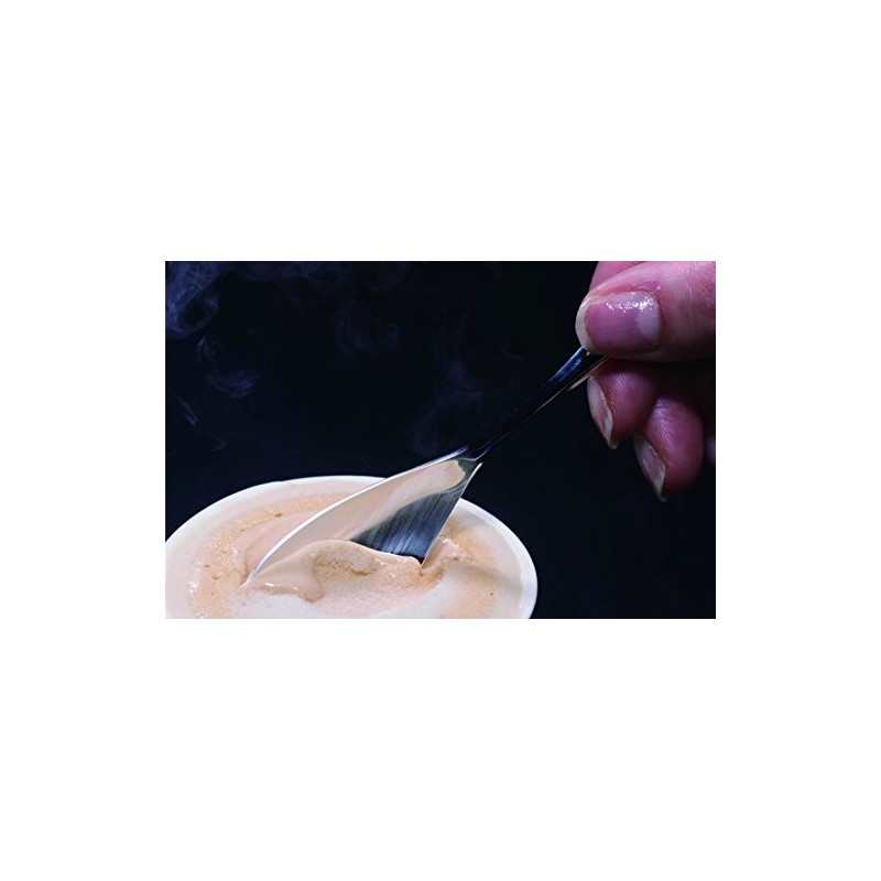 COPPER the cutlery CI-1SVma Ice Cream Spoon, 1 pc/Silver mat