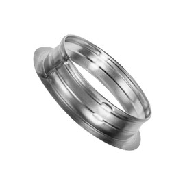 Vent Systems 6" Inch Air Vent Duct Connector Flange Straight Ventilation Pipe Metal Ducting Connector Plate For Cooling Heating Ventilation System HVAC