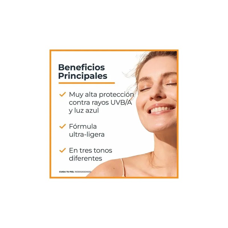 Eucerin Sun Face Hydro Fluid Fps Tono Claro 50ml Bloqueador