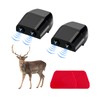 Dickno 2 PCS Deer Whistles for Car, Automotive Deer Warning