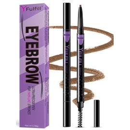 Yfulfill Blonde Eyebrow Pencil for Women Waterproof, Thin Eye Brow Pencils for Women, Natural Eyebrow Pen for Blondes
