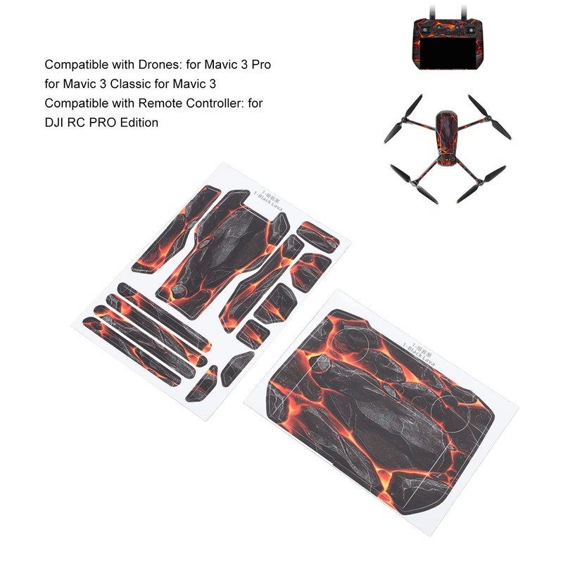 RC Drone Sticker Skin Set for Mavic 3 Pro for