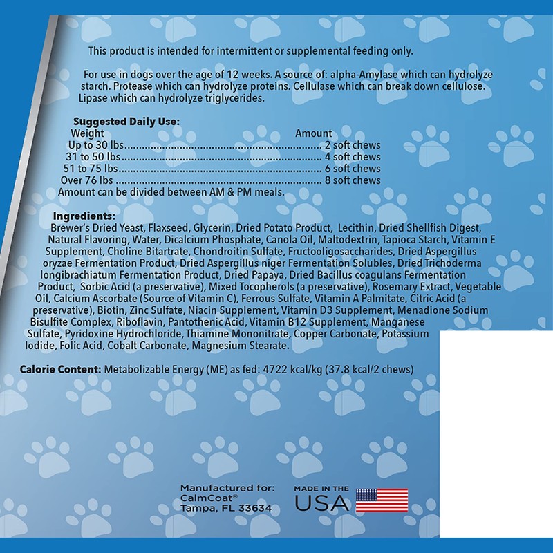 Calm Coat Complete MultiVitamin All-in-One Soft Chews 90 Count