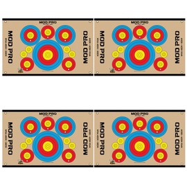 Morrell Jacket MOD Pro Series-NFAA Polypropylene Wrap for MOD Pro Target with Precision Bullseyes Ranging from 40-60 cm, 4 Pack, Tan