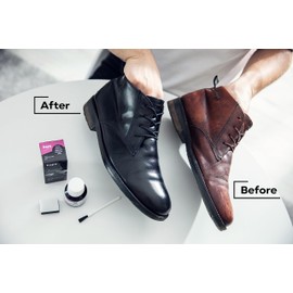 Kaps Deep Absorbent Leather Paint for Natural Smooth Leather, Grained Leather, Faux Leather and Leather Skin, for Bags, Shoes & Accessories, 50 ml (106 - Dark Brown)