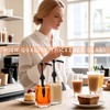 BIGIVACA Coffee Syrup Dispenser 16 oz 2 Pack,Clear Glass Syrup