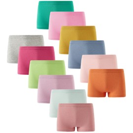 Sladatona Soft Girls Boyshort Panties Cotton Briefs Kids Underwear 5t Grey Yellow