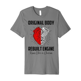 Funny Open Heart Surgery Recovery Survivor Gifts Men Women Premium T-Shirt