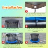 XATAMIO Trampoline Shade Cover 16FT Round High-Density Trampoline Cover