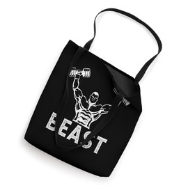 BEAST Cool Men's Gym Lift Workout Sport Muscle Bodybuilding Tote Bag