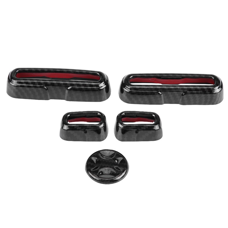 5 pcs Carbon Fiber Style Car Electric Seat Control Switch