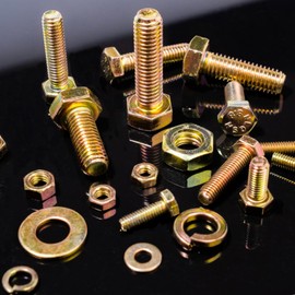 Metric Bolt Assortment, 966PCS High-Strength Grade 8.8 M4 M5 M6 M8 Bolts and Nuts Kit wiith Organized Storage Case, 12-30mm, for Auto, Construction & DIY Projects