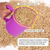 NRTFE Feed Scoop - Grain Scoop for Horse,Heavy Duty Plastic