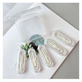 Generic Contact Lens Tool Case Set Tweezer Remover Inserter Applicator, 5pcs., White, xbaka240408-92