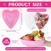 Yerliker 48 Pcs Plastic Food Storage with Lids 16.9 oz