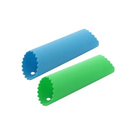 Silicone Garlic Peeler Tube Rollers Skin Remover, Garlic Roller Peeling Tube Tool for Useful Kitchen Tools (Blue,Green)