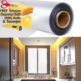 AutoGoody 48"x120" Frosted Glass Film Static Cling Office Bathroom Window Tint 4ft x 10ft