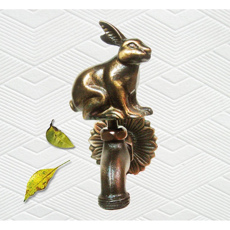 Brass Rabbit Garden Outdoor Faucet - 3/4" Inches Pipe Thread