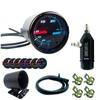 2" 52mm Turbo Boost Gauge 7 Color Adjustment Boost Meter