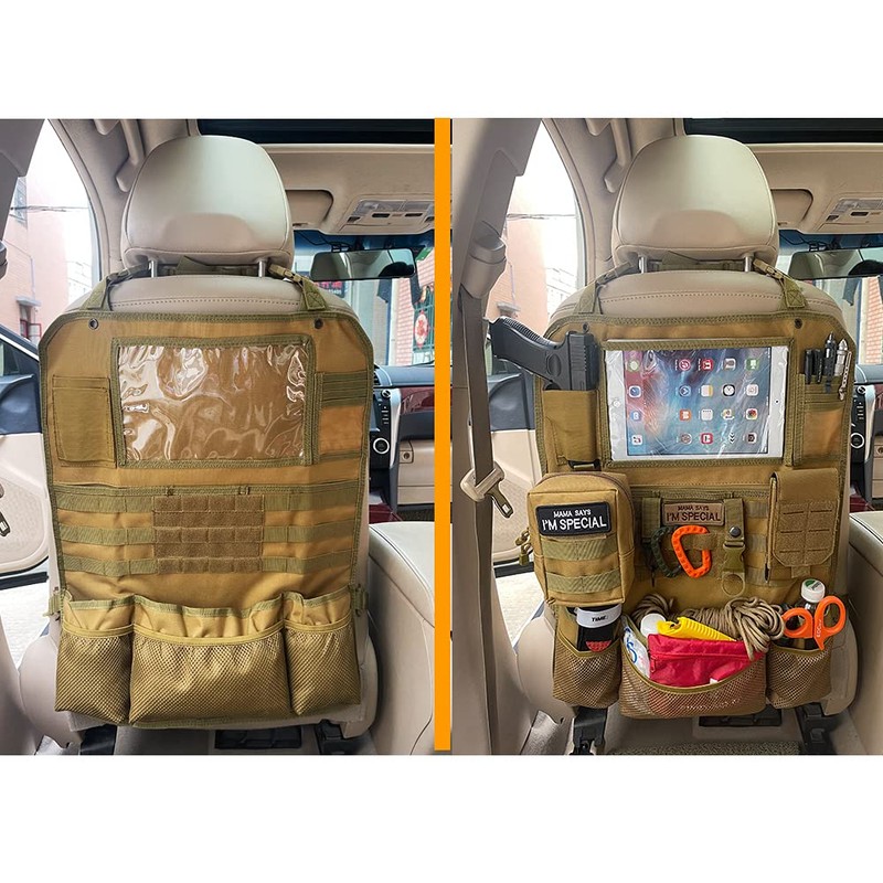 Tactical Scorpion Gear MOLLE Vehicle Panel Universal Fit Car Seat