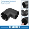 QUARKZMAN Car Heater Warm Pipe Line Angle Output Connection 2.36