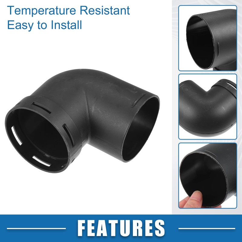 QUARKZMAN Car Heater Warm Pipe Line Angle Output Connection 2.36