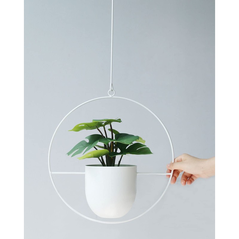 ABETREE Hanging Planter Indoor Modern Boho Plant Pot Metal Wall