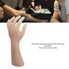 Practice Silicone Arm, Silicone Practice Hand, Realistic Displaying Soft Simulation