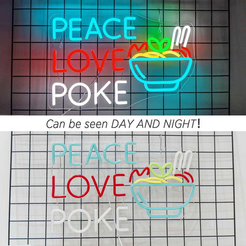 Horseneon Peace Ramen Neon Light Sign