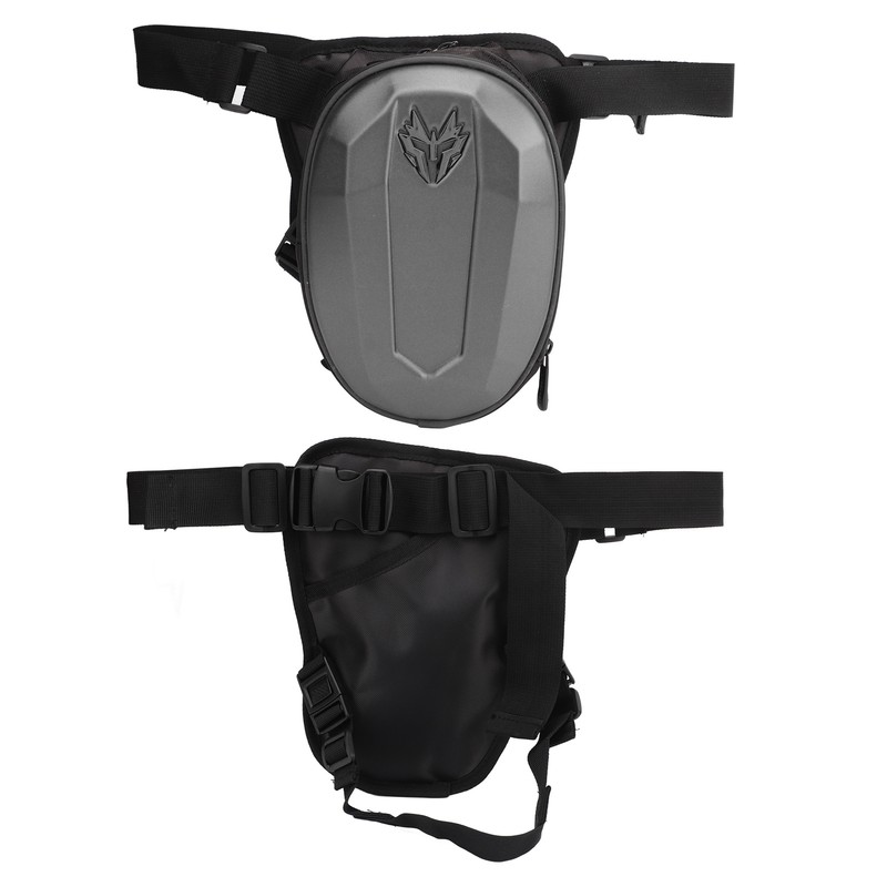 Motorcycle Hard Shell Leg Bag Waterproof Thick Breathable Cushion Adjustable