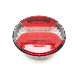 Matel Service LED Rear Light Round Diameter 122 with Rear Fog Light Reversing Light for Trailers Lorries Cars etc.