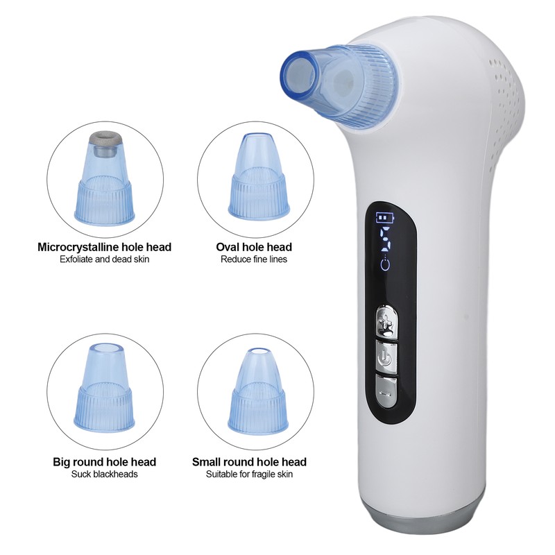 Cold Heated Blackhead Remover Clean Acne Pore Electric Blackhead Remover