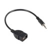 3.5mm Male Audio AUX Jack to USB 2.0 Type A