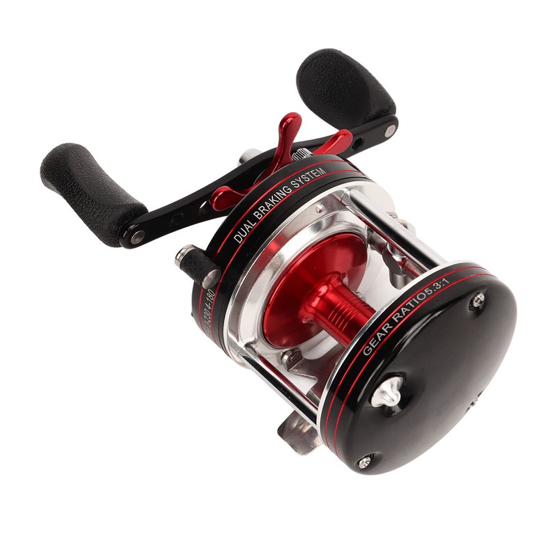 Baitcasting Fishing Reel Metal Baitcasting Reel All Metal Drum Transverse
