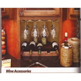 Hardware Resources BR24 Wine Bottle Rack, Maple